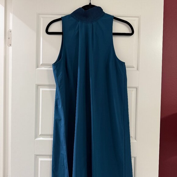 Athleta Initiative Dress Dark Teal - Picture 4 of 5